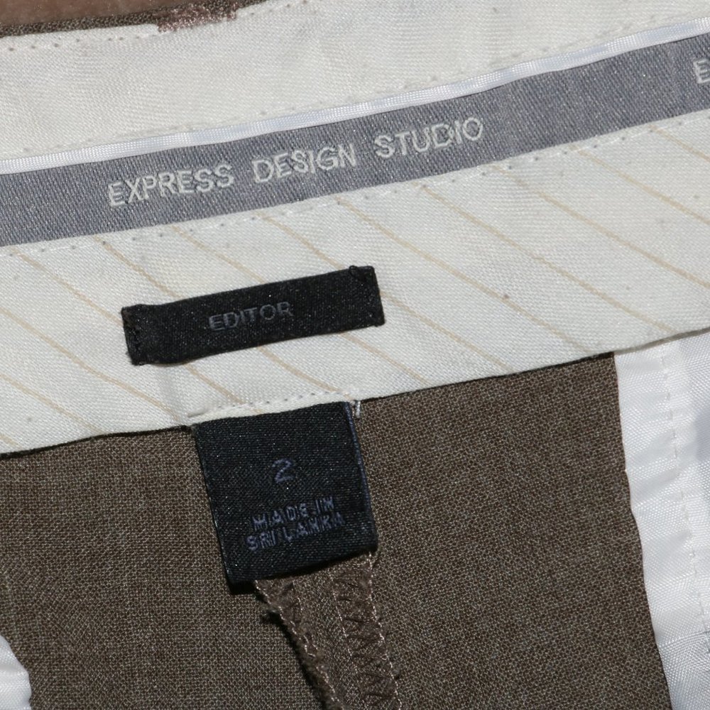 Express Design Studio Editor Bermuda Shorts - Wai… - image 2